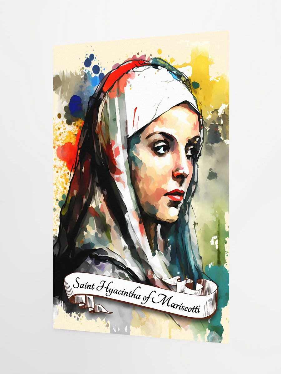 Saint Hyacintha Of Mariscotti Patron Saint of Viterbo and Those Who Suffer Unrequited Love Matte Poster product image (5)