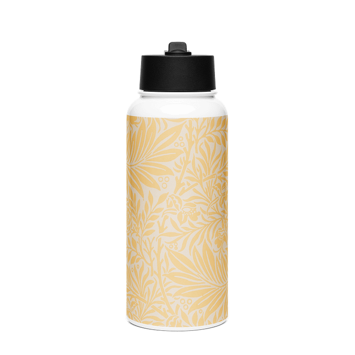 Golden Botanical Bliss Stainless Steel Water Bottle product image (1)