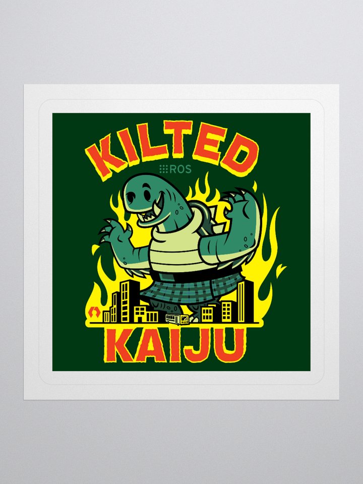 Kilted Kaiju sticker product image (1)