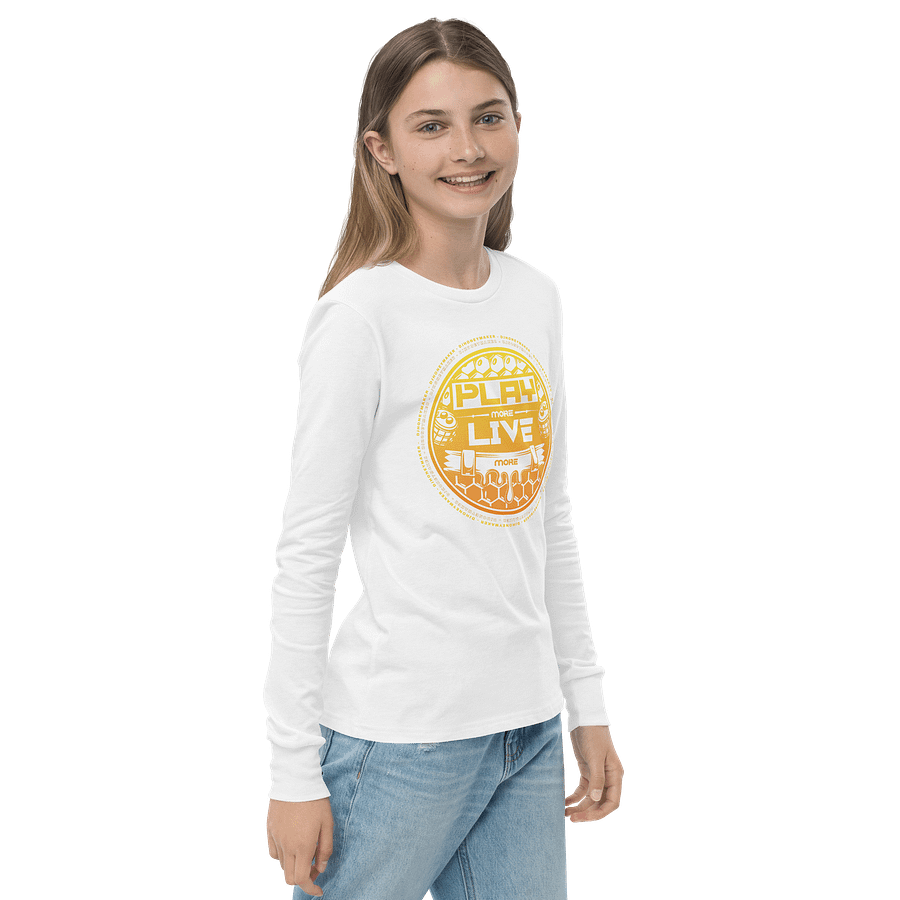Play More Live More Youth Long Sleeve T-Shirt product image (36)