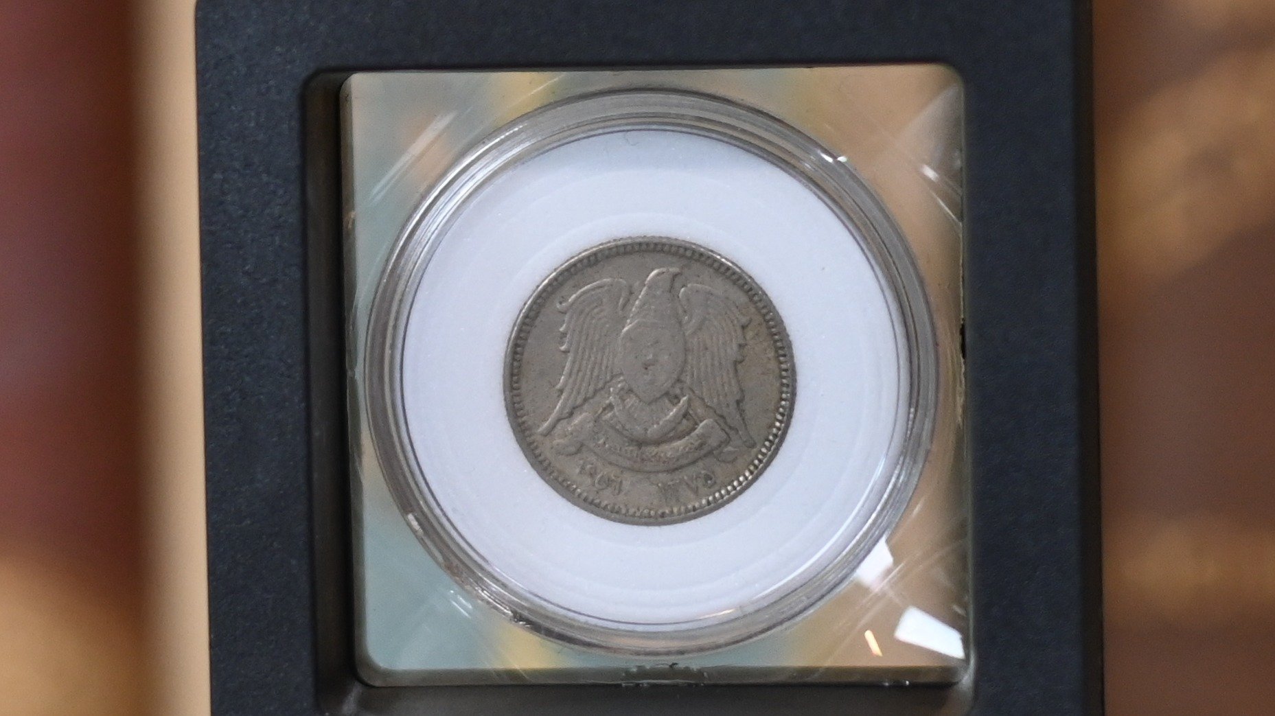 قرشان ونصف (نص فرنك) الابيض النادر 1956 product image (3)