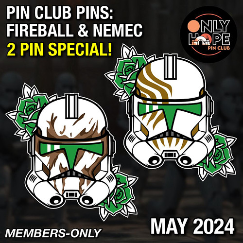 Pin Club 2 Pin Special! 💥 With Bad Batch ending I wanted to celebrate with these two guys because we didn’t get enough of the...