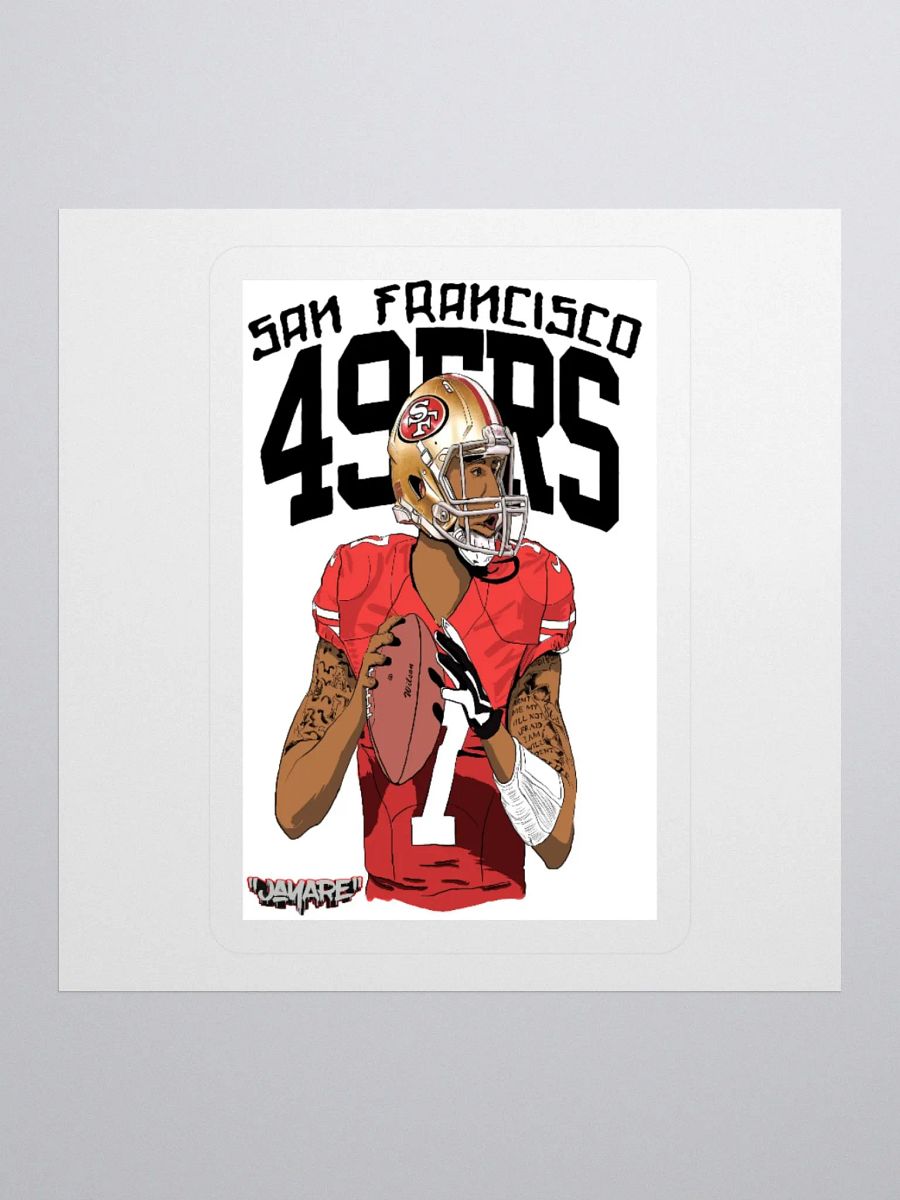 49ers Kaepernick Sticker #2 product image (1)