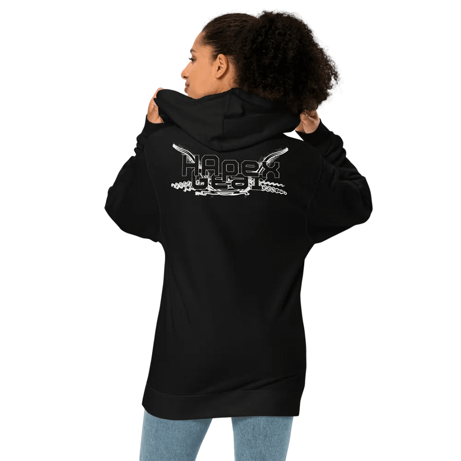 Midweight Hoodie - Embroidered - Black HApex Gear Black Logo product image (5)
