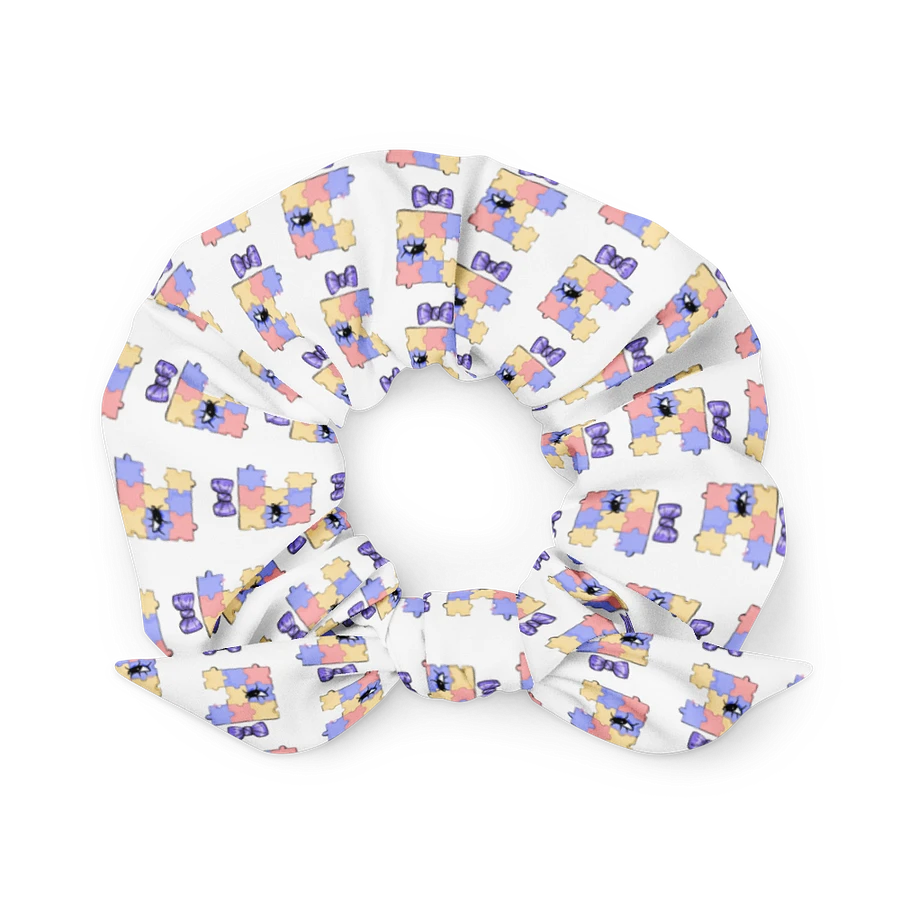 White Jiggy Scrunchie product image (1)