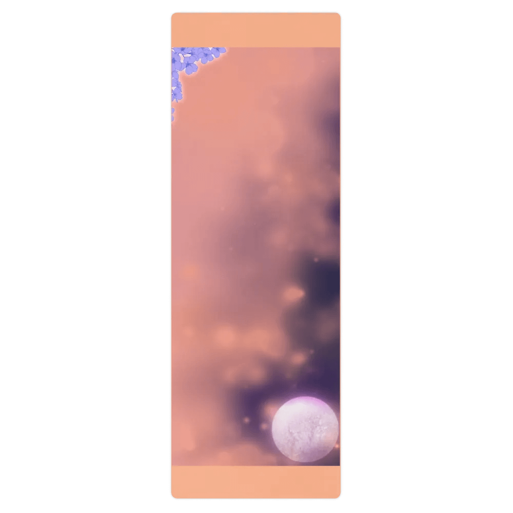 moon and petal yoga mat product image (1)