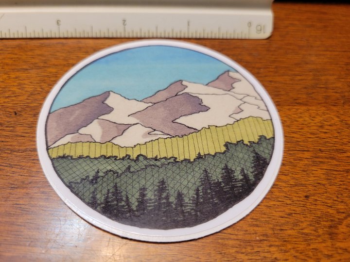 Mountains Sticker product image (2)