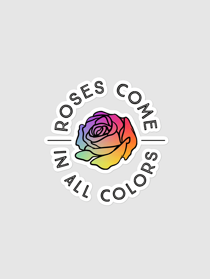PRIDE Rose Garden Sticker product image (1)