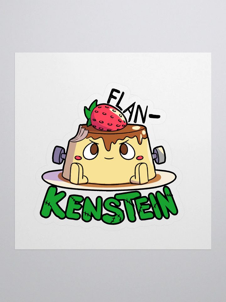 Flan-kenstein Sticker product image (1)