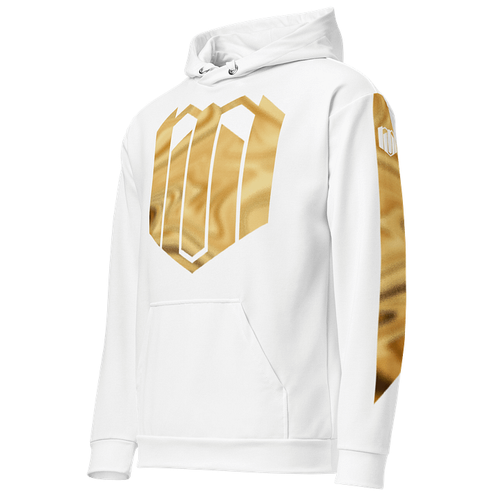 Mercurial Virus Gold Shimmer White Hoodie product image (2)