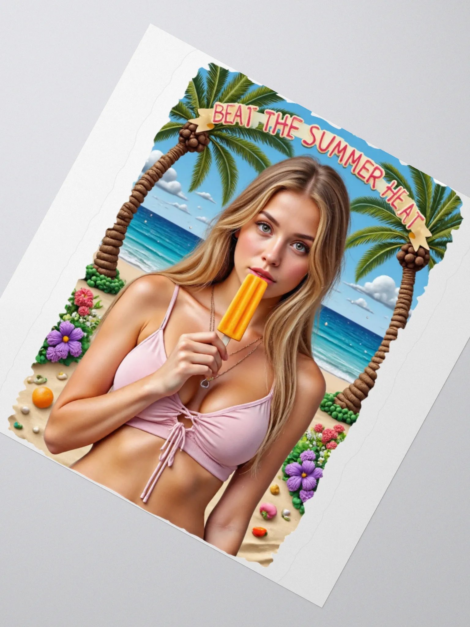 Tropical Popsicle Kiss Cut Stickers product image (5)