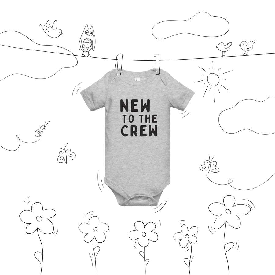 NEW TO THE CREW Baby Short Sleeve Onesie product image (9)