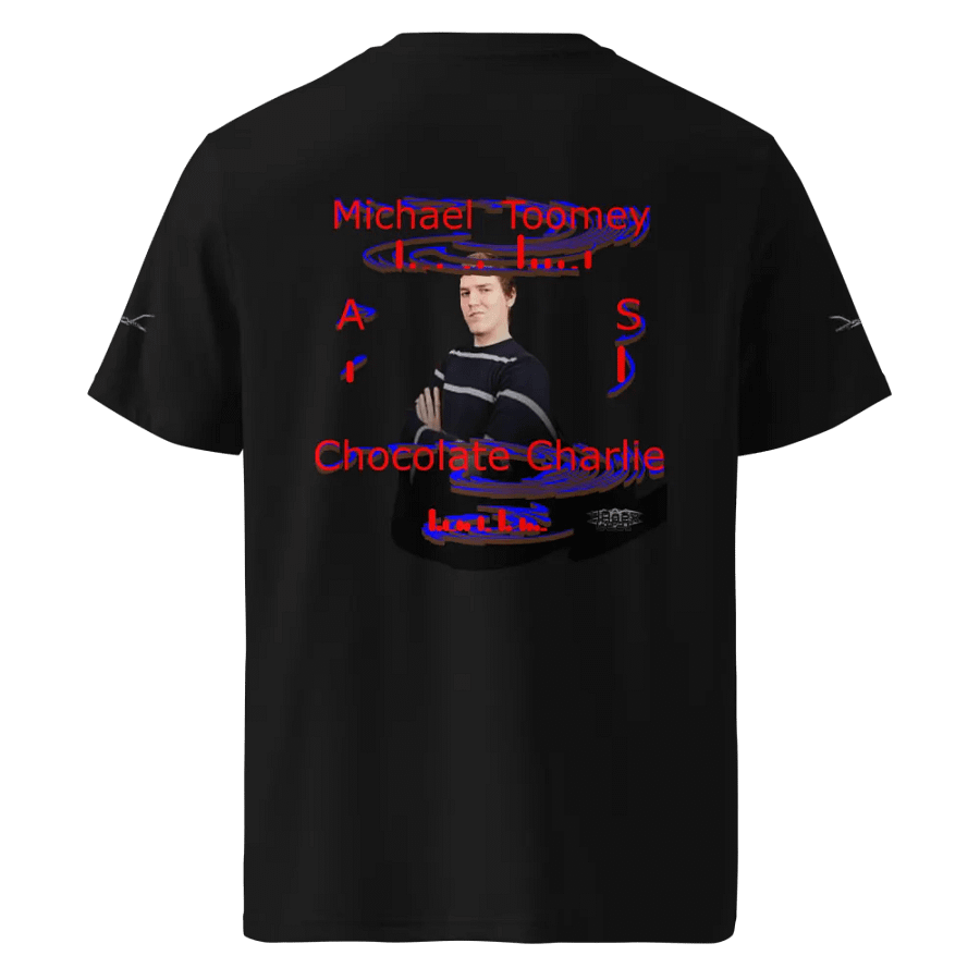 Michael Toomey As Chocolate Charlie 00 - Embroidered - Organic Cotton T-Shirt product image (1)