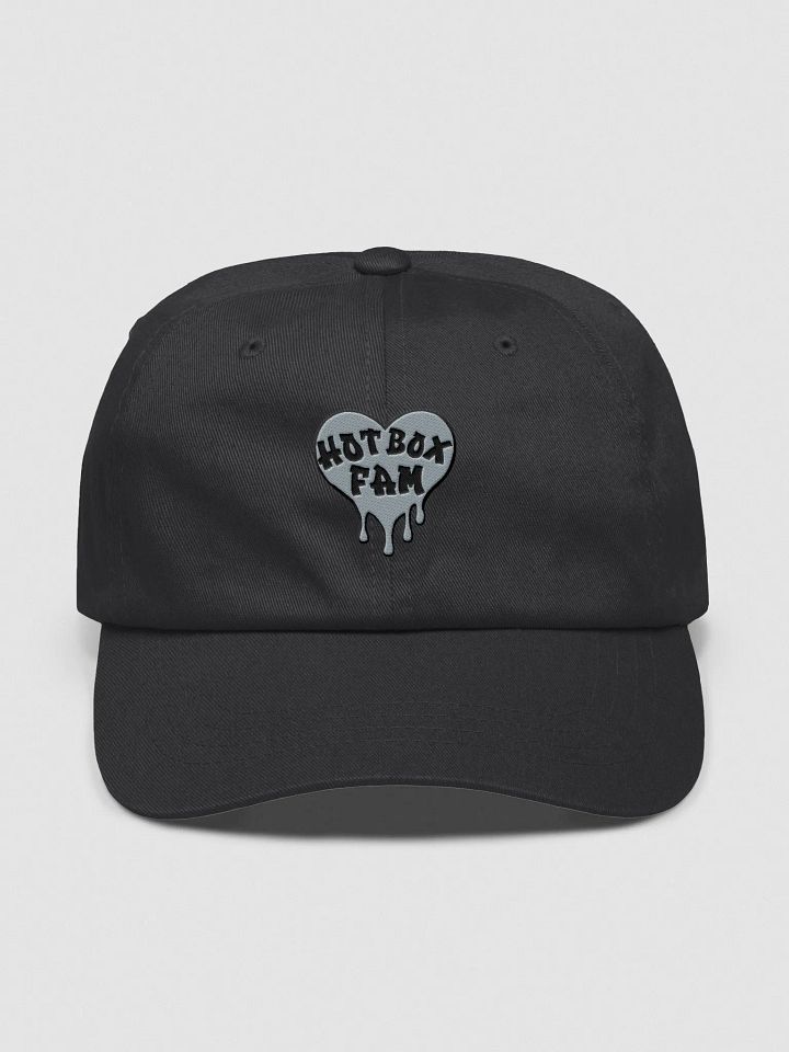 HOT BOX FAM SOLID GREY LOGO EMBROIDERY DAD HAT product image (7)
