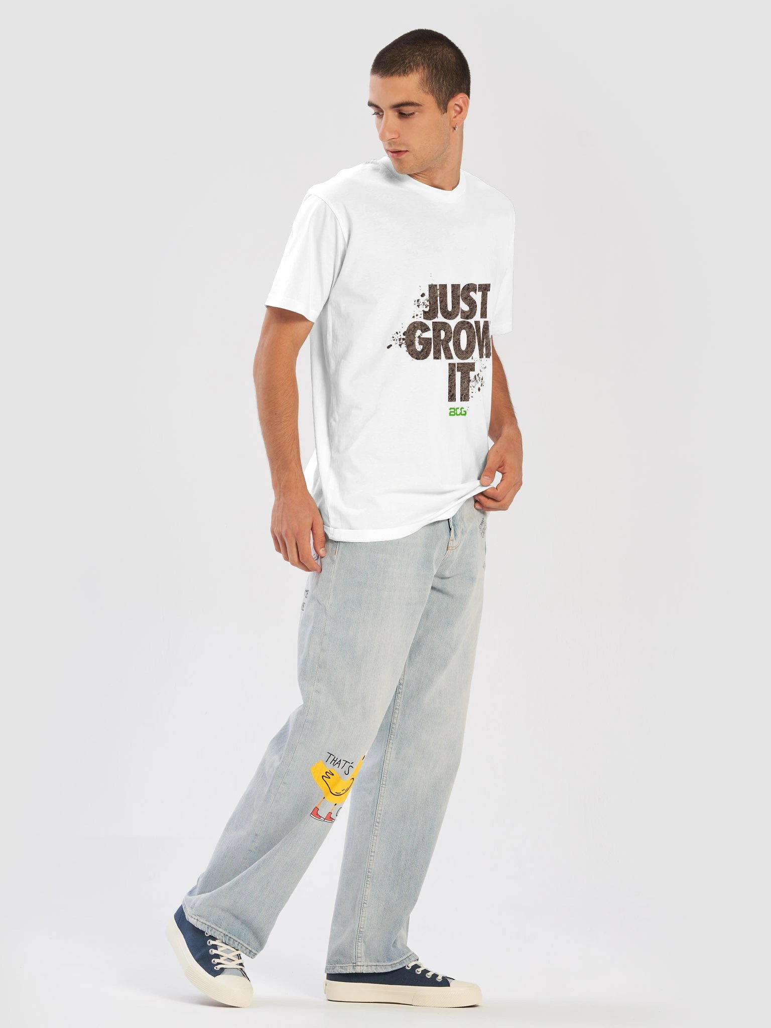 T-Shirt with the Just Grow It Logo (Printed) product image (5)