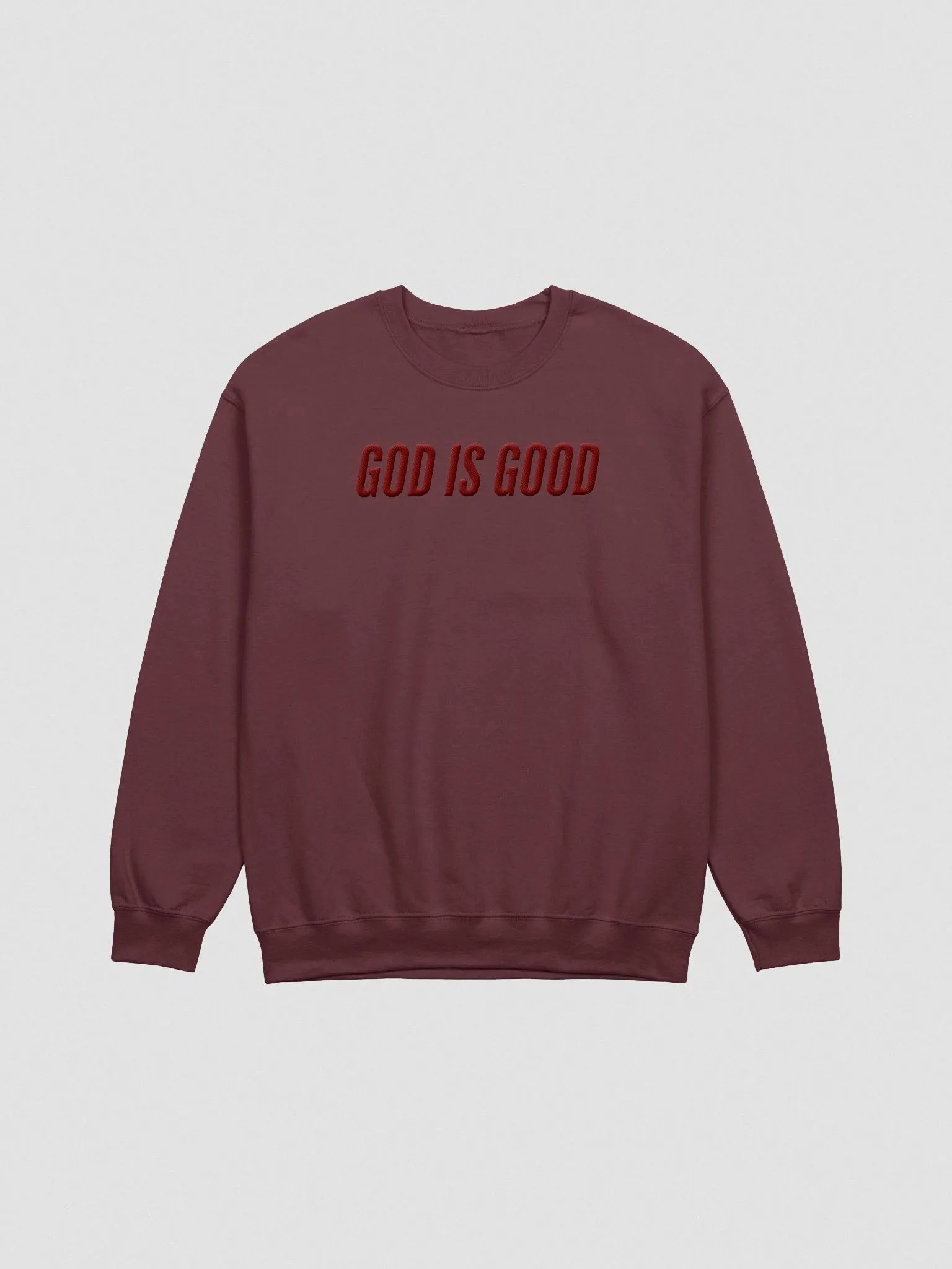 God is Good - Maroon Monochromatic Crewneck product image (2)