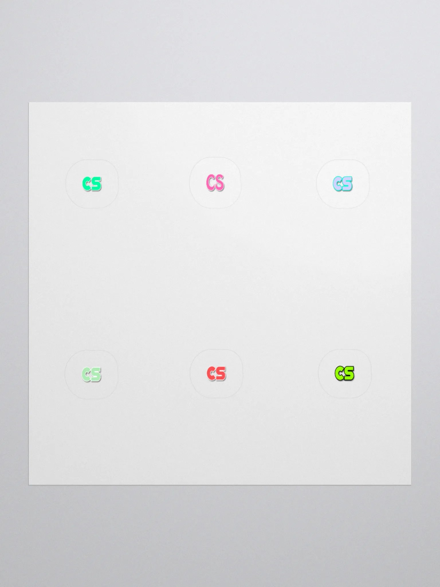CS Stickers 6PK product image (1)