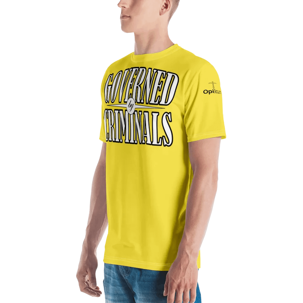 Governed By Criminals - UK - Yellow - Crew Neck T-Shirt product image (4)