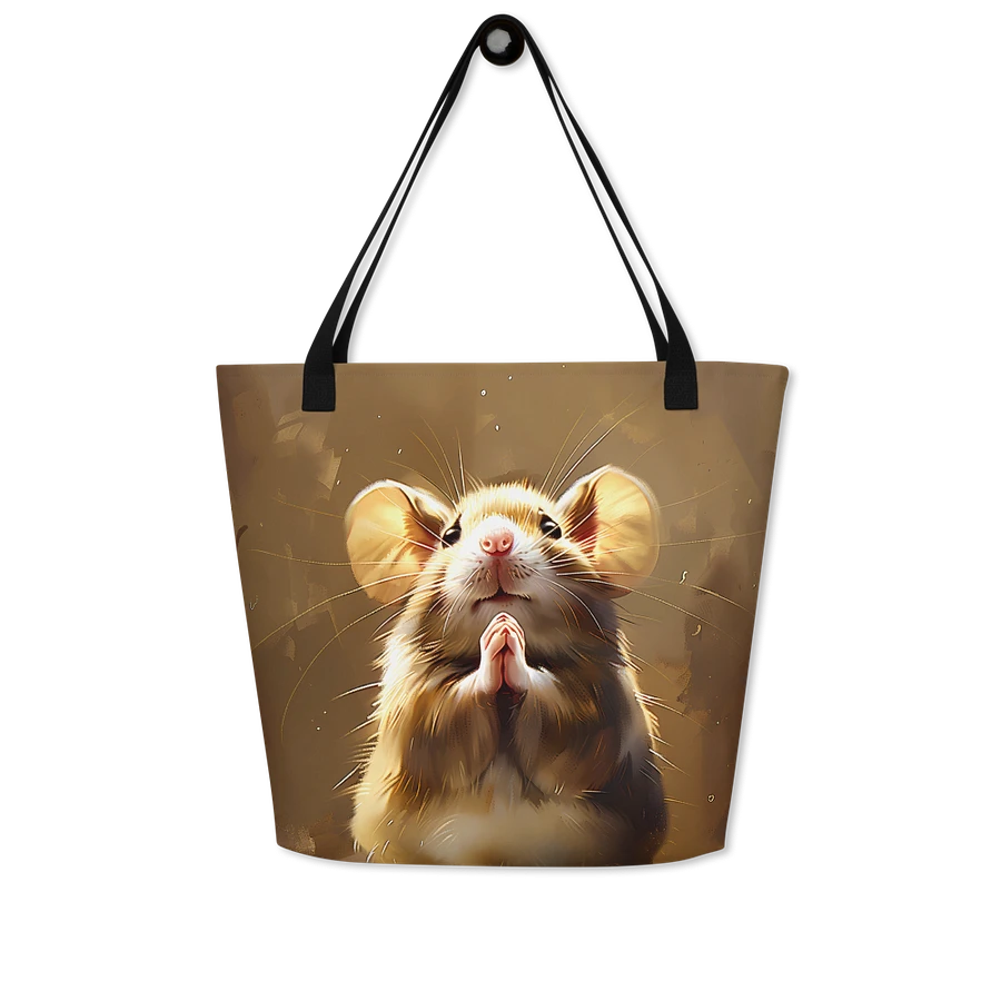 Tote Bag: Adorable Pleading Mouse Cute Animals Whimsy Fashion Art Design product image (8)