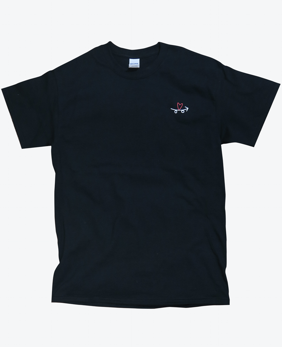 logo tee black product image (1)