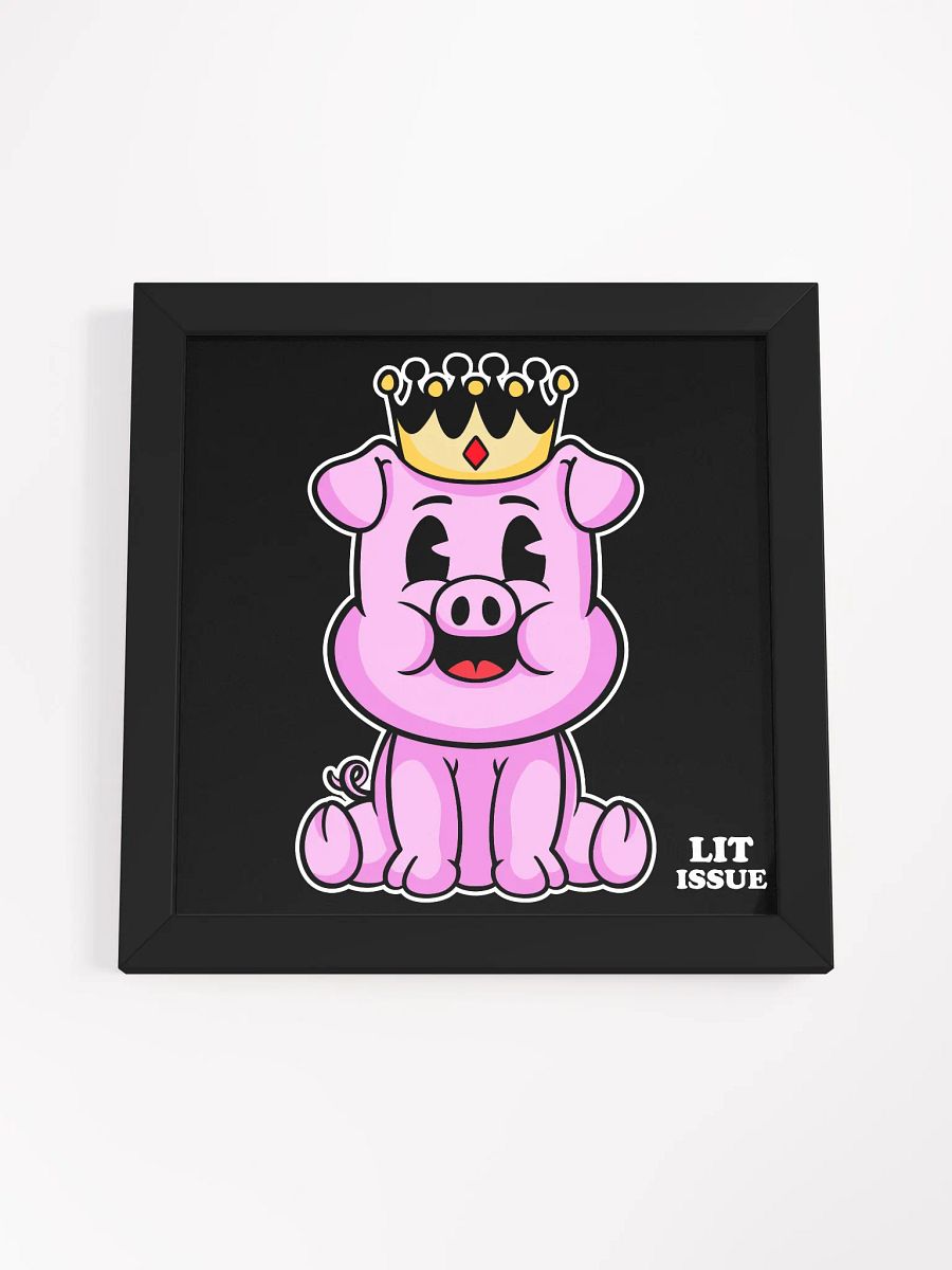 Porky Elegance-Framed Print product image (4)