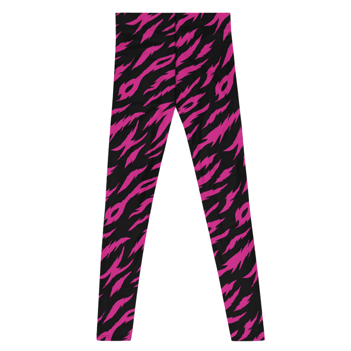 Wild Tiger Pink Stripes Men's Leggings product image (2)