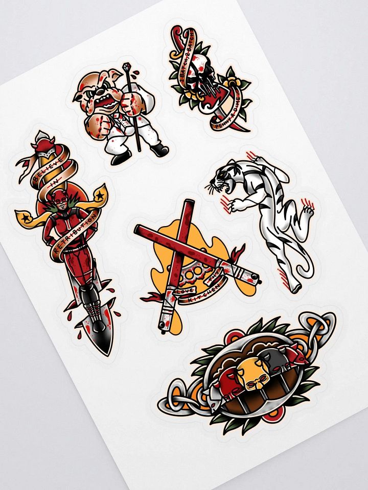 Born Again Flash - Sticker Sheet product image (1)
