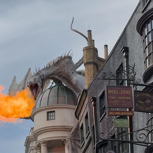We finally made it to @universalorlando to see the Wizarding World. We were blown away! This world is beyond immersive and I ...