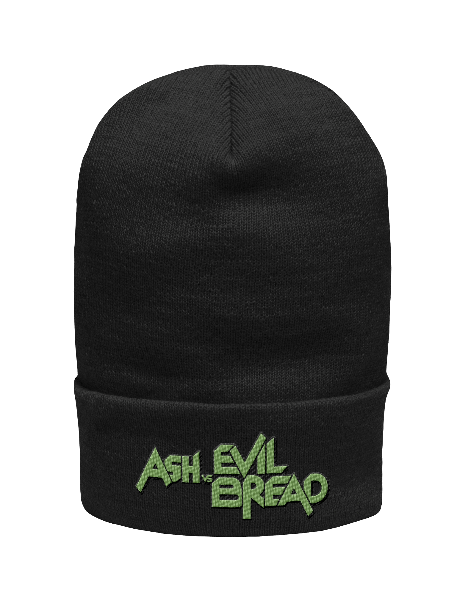 ASHvsEVILBREAD - Green Logo Beanie product image (5)