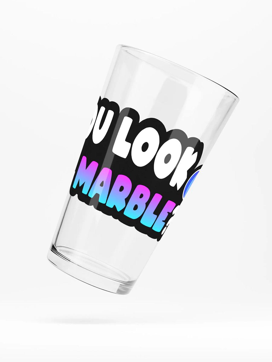 Can You Look At My Marble Pint Glass product image (5)