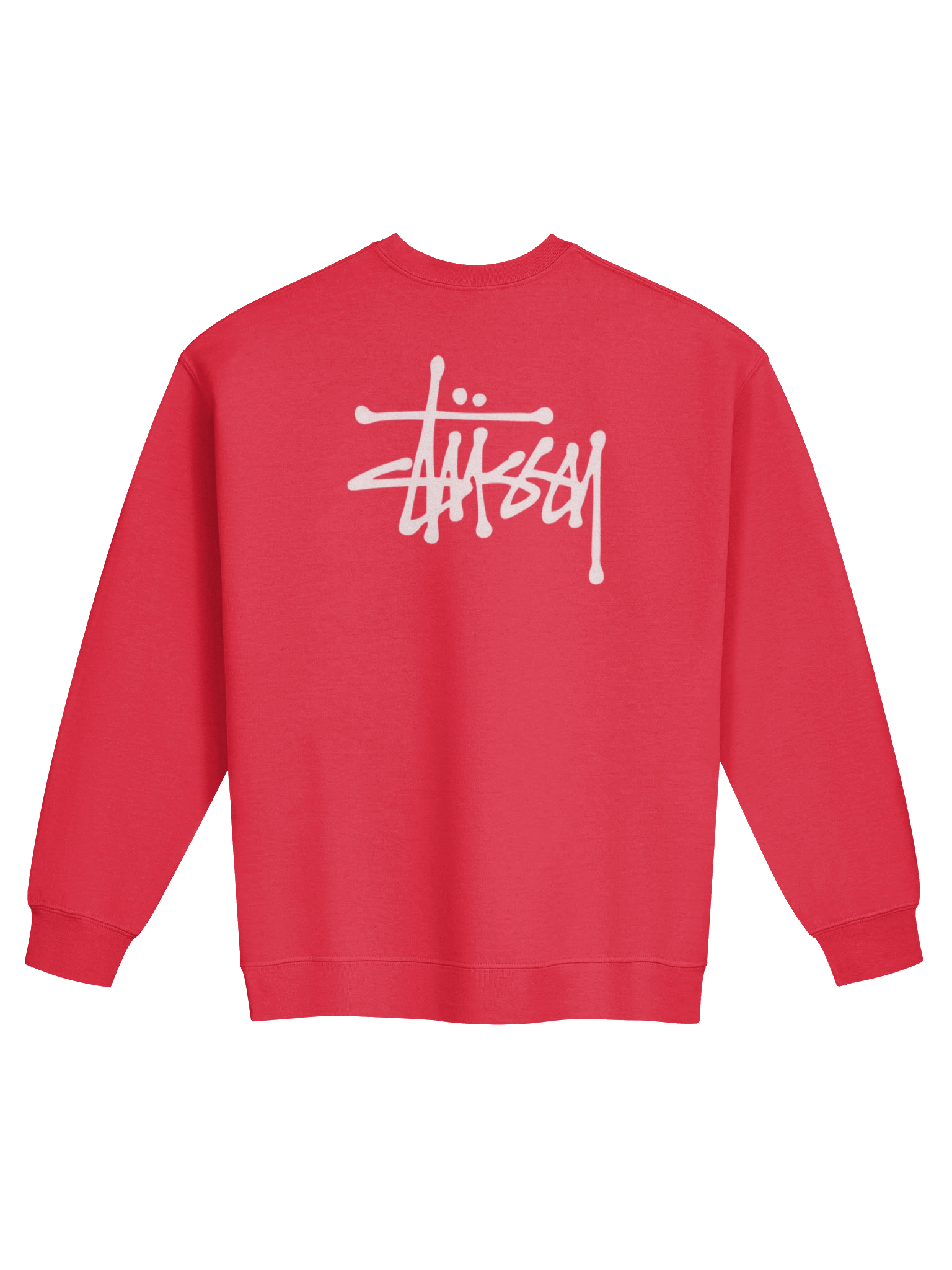 BASIC RED STÜSSY CREW product image (1)