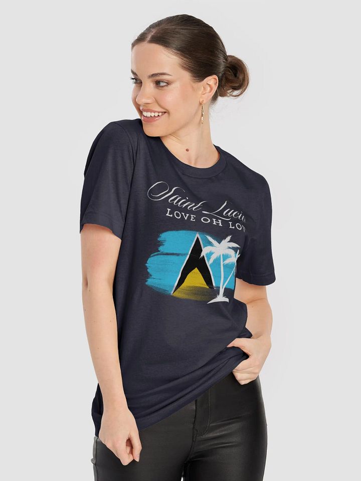 Saint Lucia Love Graphic T-Shirt product image (103)