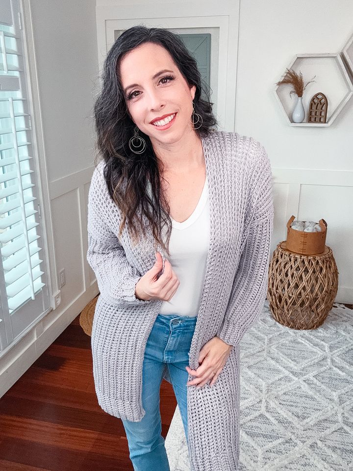 Campside Cardigan - Crochet A Flat Cardigan (9 sizes) product image (1)