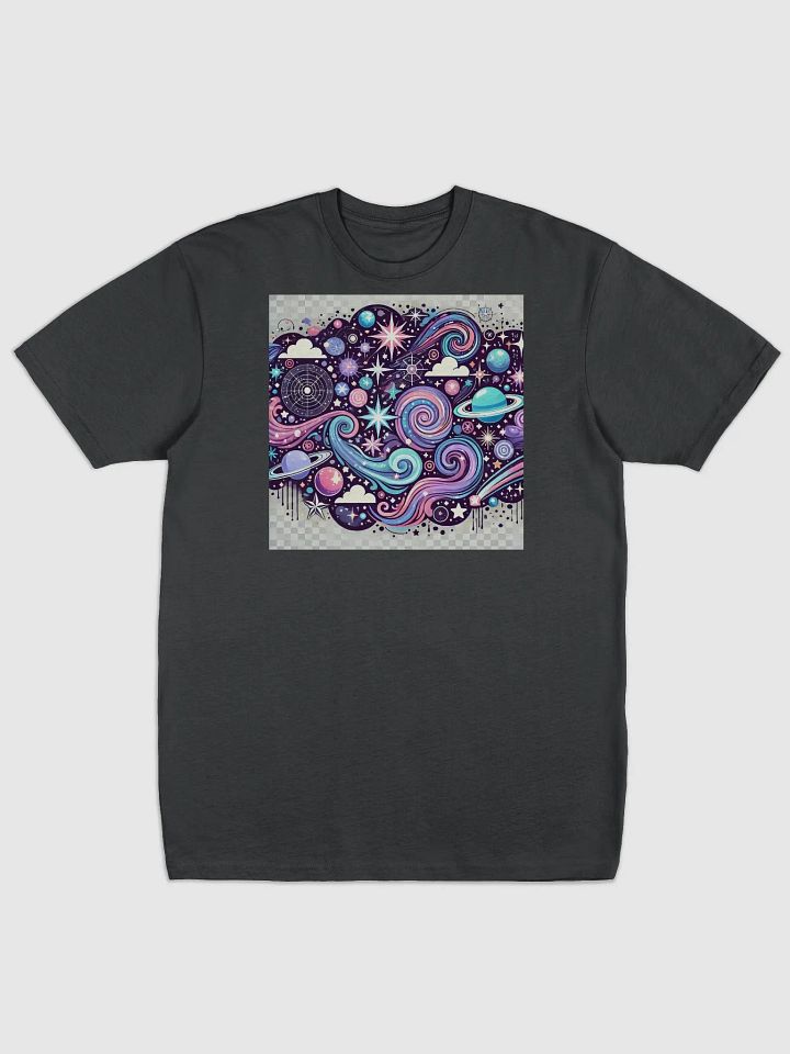 Stellar Dreams: Galactic Planets & Stars T-Shirt product image (1)