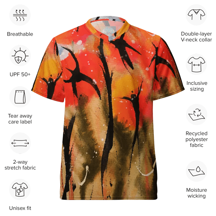 orginal abstract watercolour painting printed on tshirt product image (9)