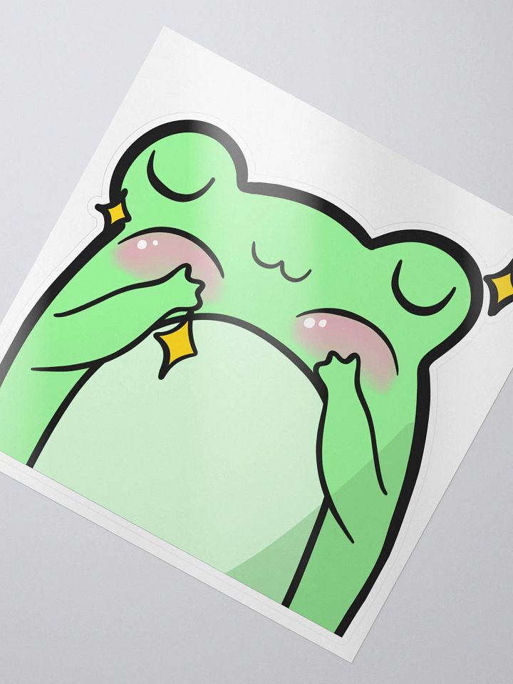 Frog Blush Sticker product image (2)
