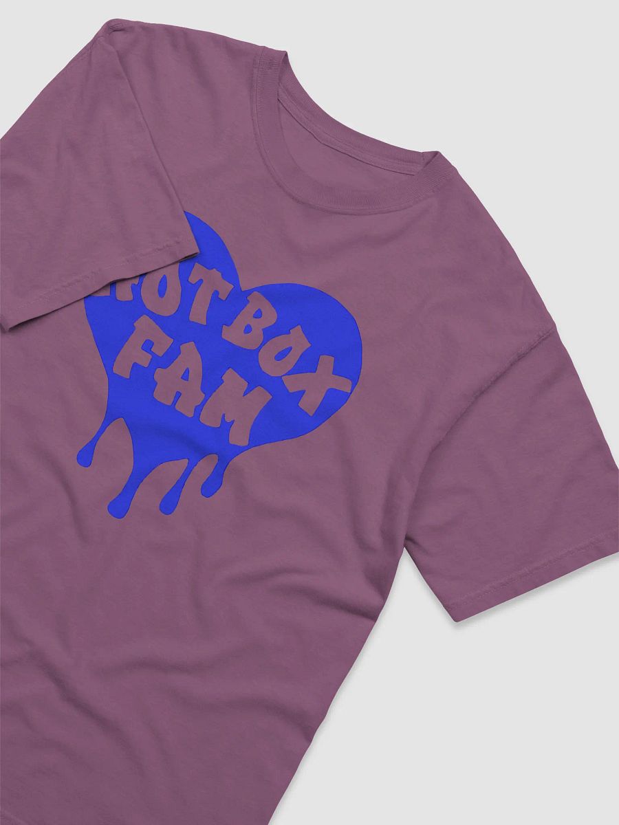 UNISEX HOT BOX FAM TRANSPARENT ROYAL BLUE LOGO ON TEE product image (33)
