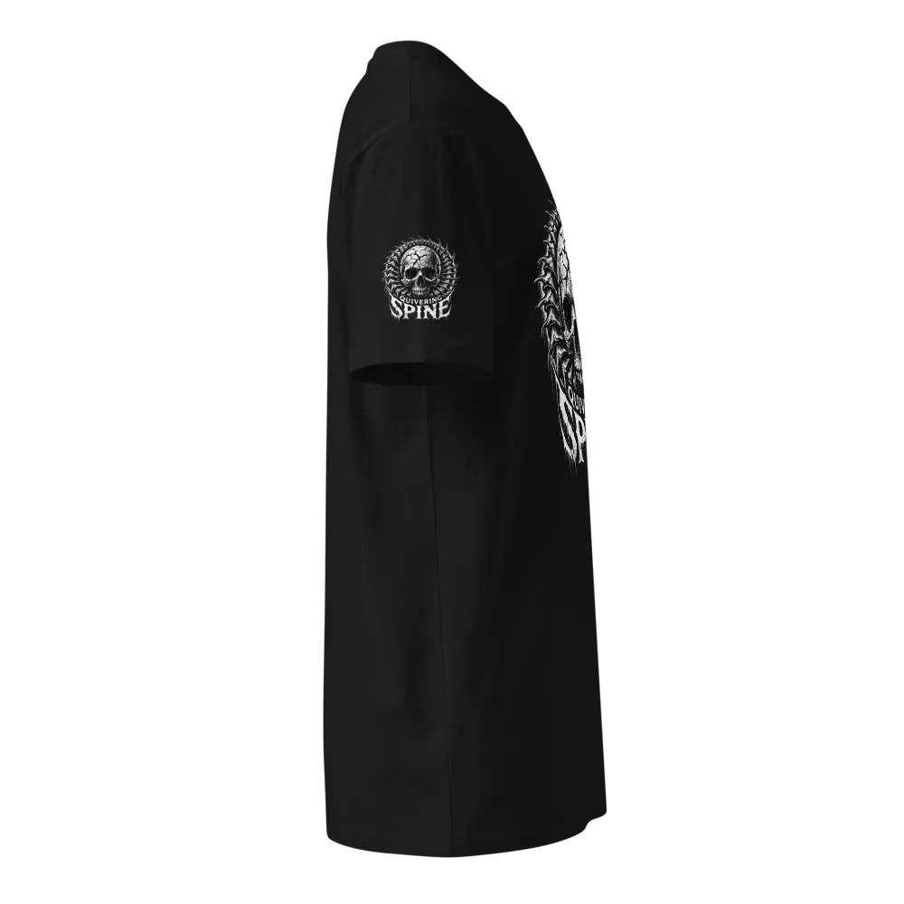 Quivering Spine Cracked Skull T-Shirt product image (5)