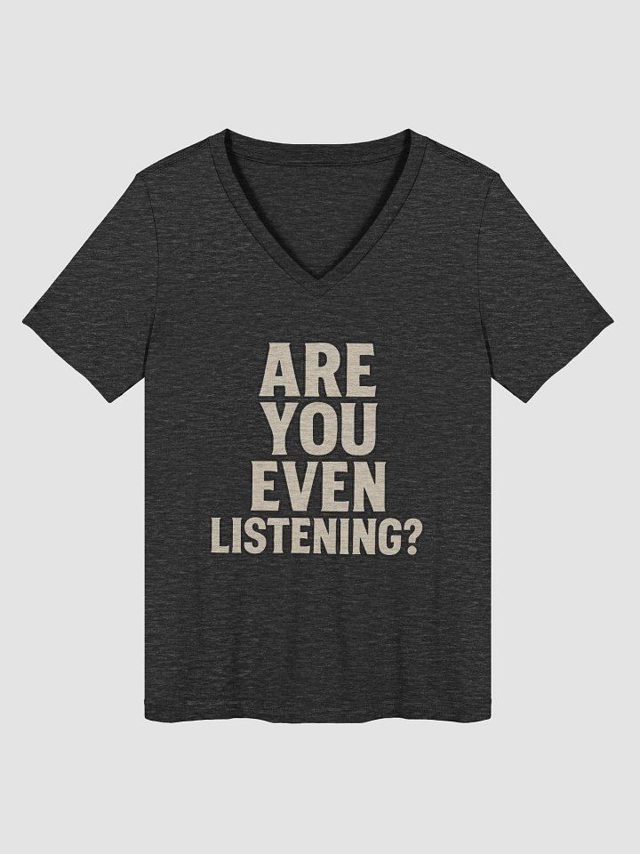 Playful Vibe Relaxed V-Neck Tee product image (1)
