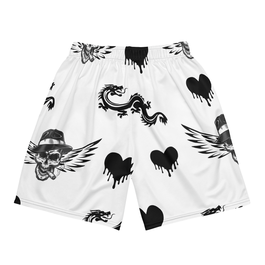 skull and dragons basket ball shorts product image (5)