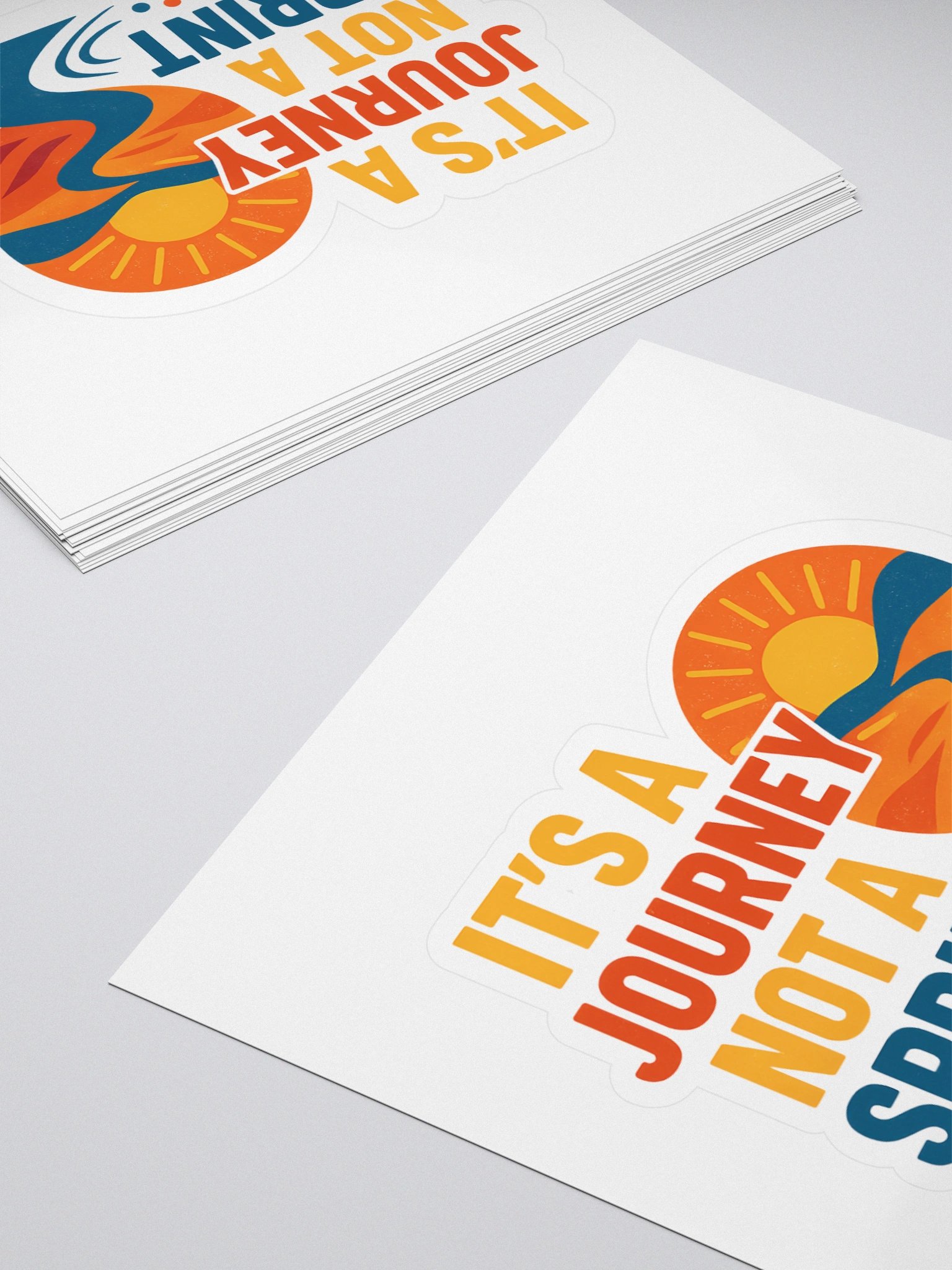 Journey-Inspired Kiss Cut Stickers – Motivational Travel & Growth Stickers for Laptops, Journals & More product image (4)