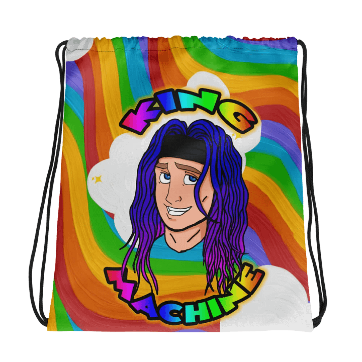 Rainbow King Drawstring bag product image (1)