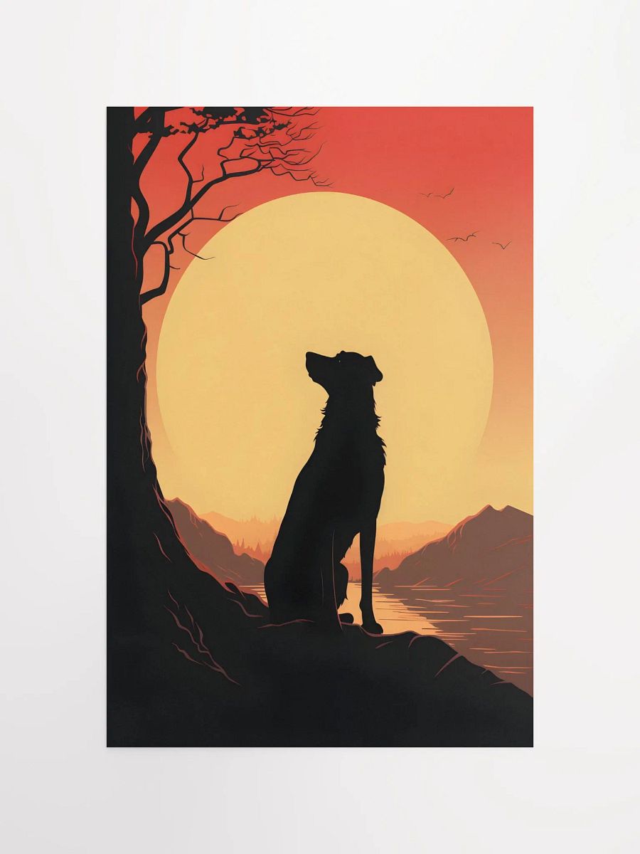 Dog Silhouette Poster product image (4)