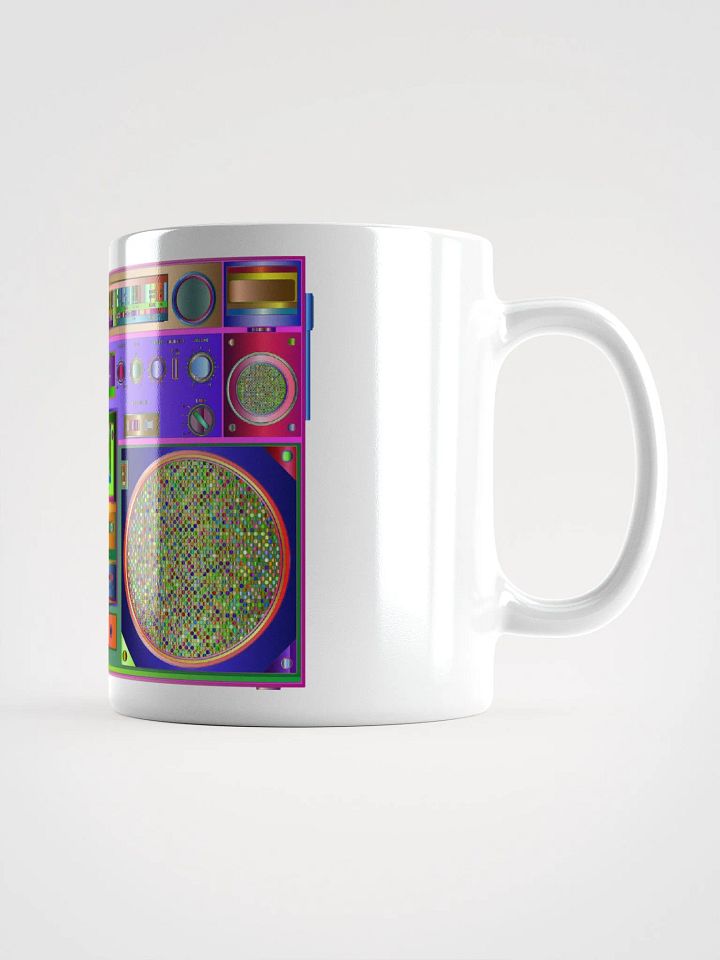 White Glossy Coffee mug- 1980's Boom Box product image (1)