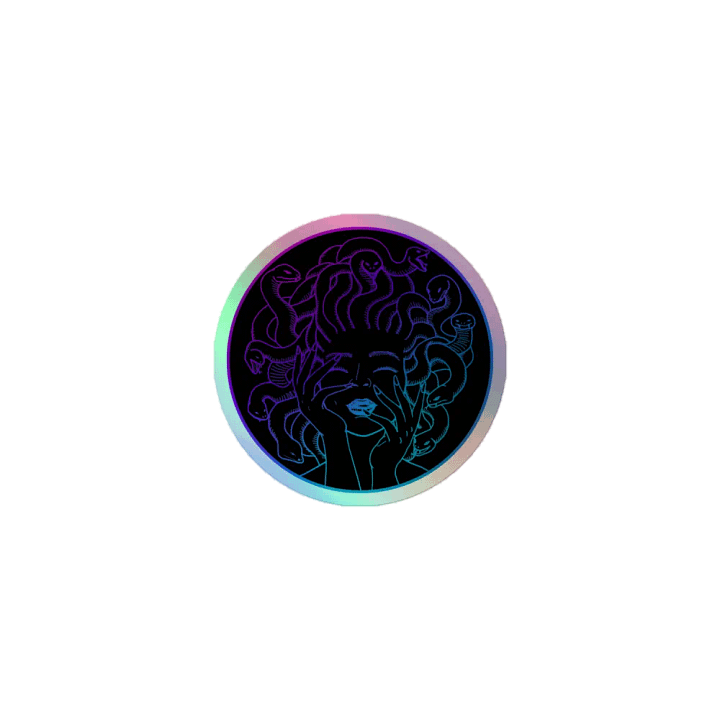 Drakainess Logo Holographic Sticker product image (1)