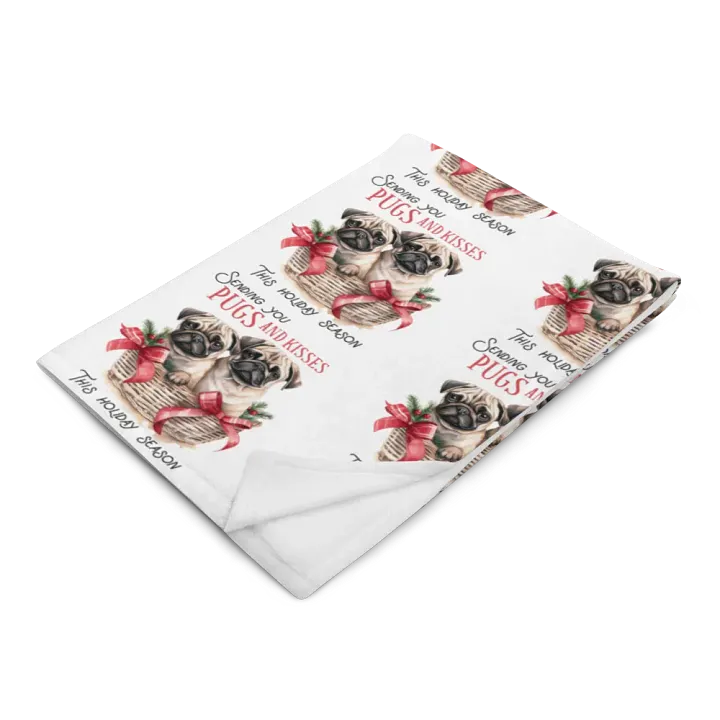 Pugs And Kisses Blanket product image (2)