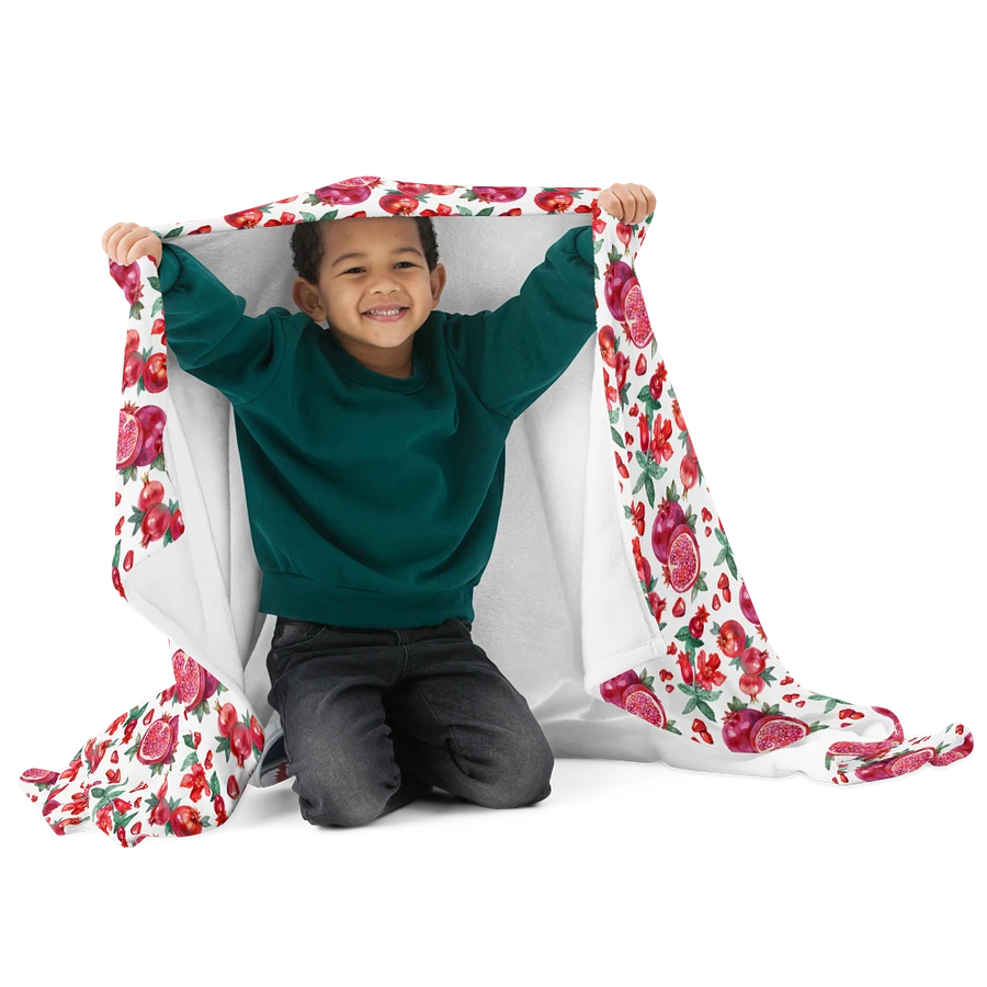 Pomegranate Pattern Blanket for Rosh Hashanah product image (15)