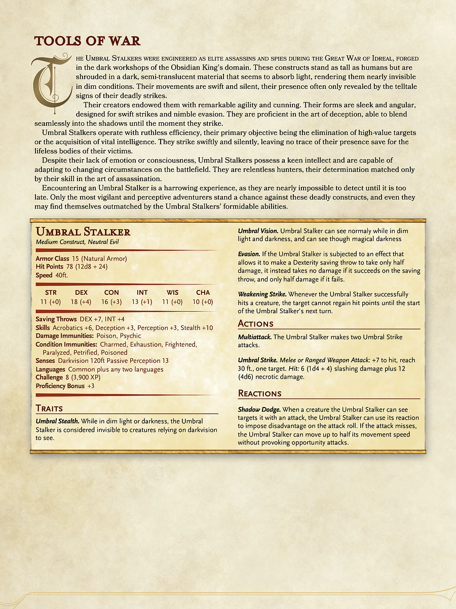 Umbral Stalker product image (2)