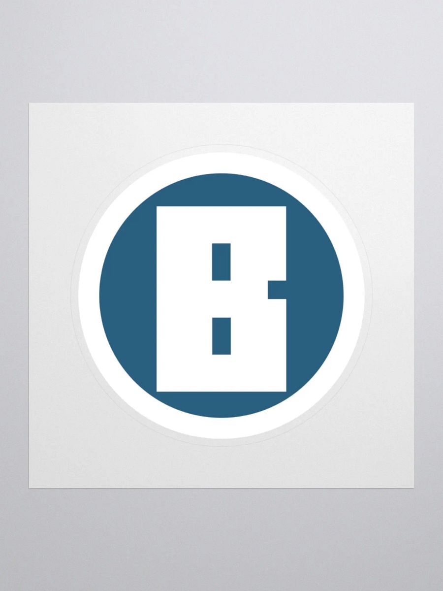 Boodlyneck Logo Sticker - Color product image (1)