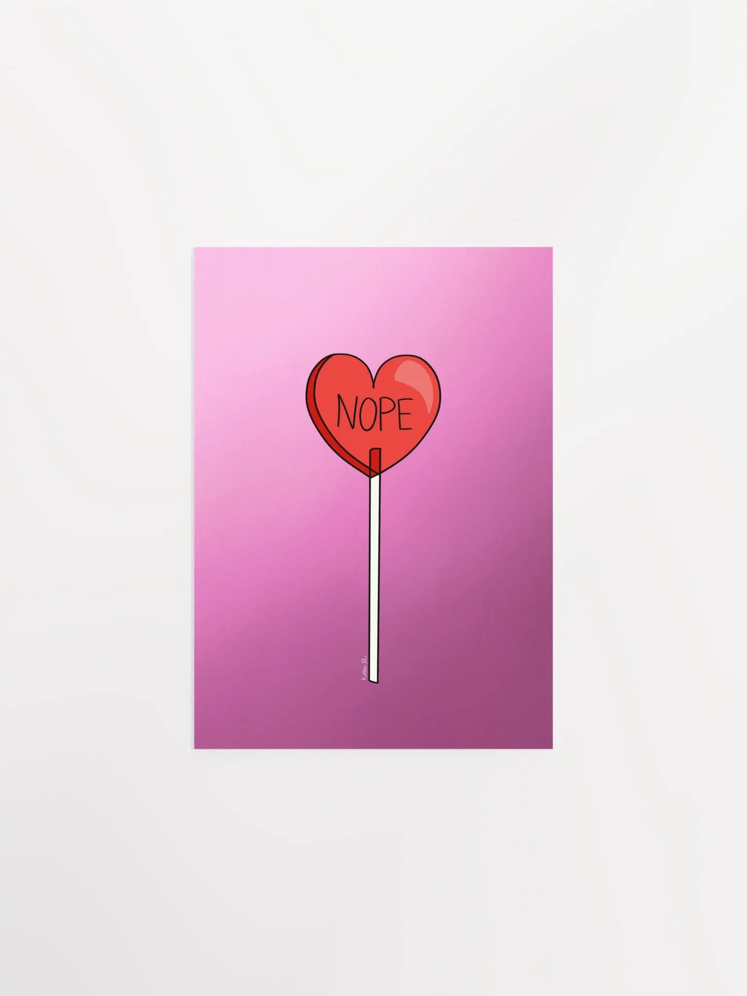 Nope art print product image (1)